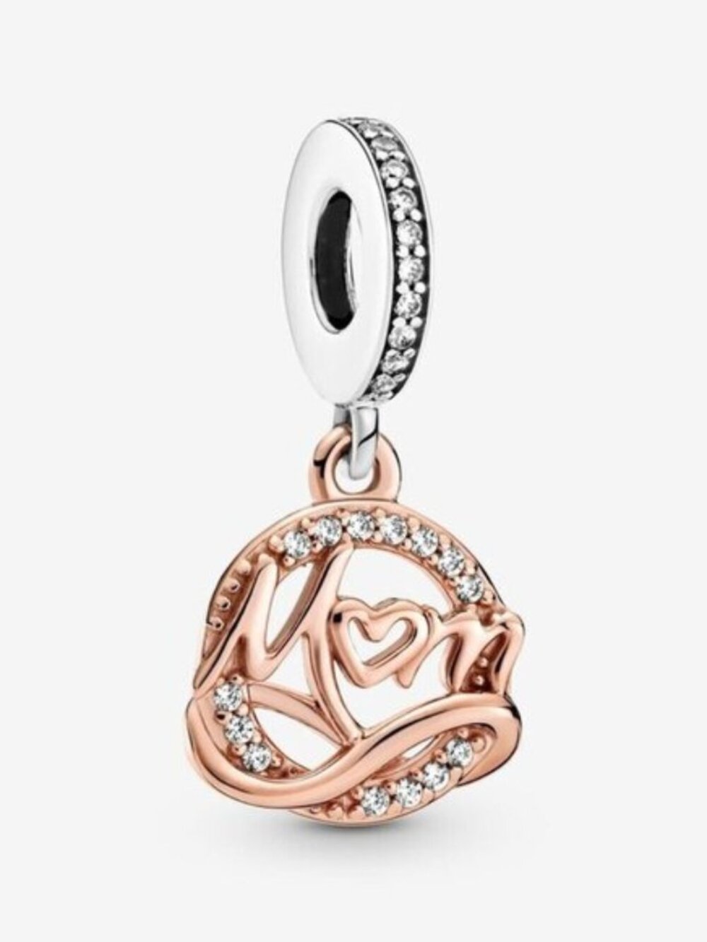 Pandora Two-tone Mom Dangle Charm